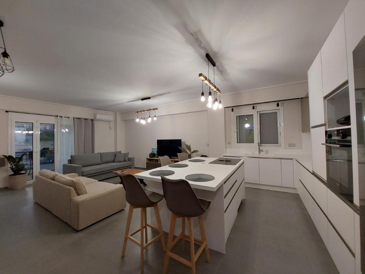 New Minimal Apartment,10' From Athens Airport Spáta Exterior foto